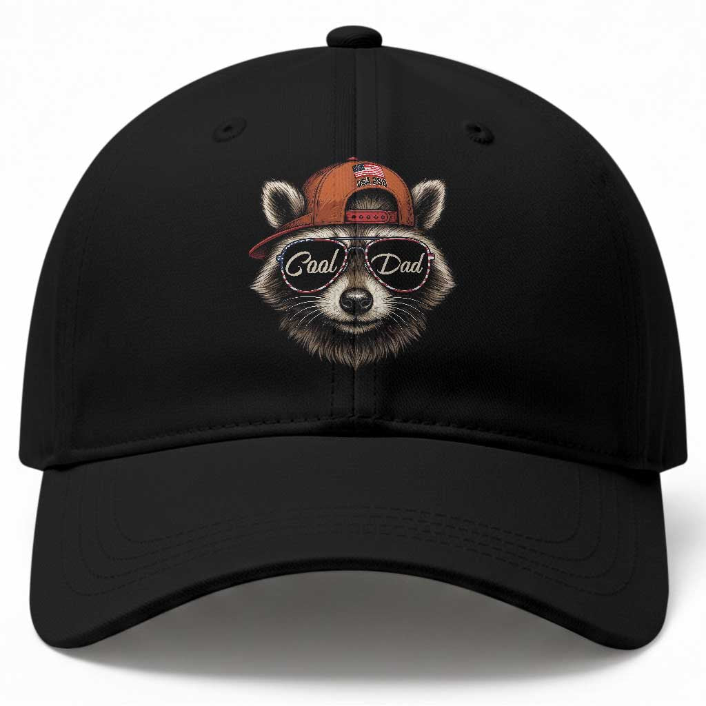 Cool Dad Baseball Cap Raccoon Daddy Father's Day Gift TS14 Print Your Wear