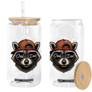 Cool Dad Glass Can Raccoon Daddy Father's Day Gift TS14 Print Your Wear