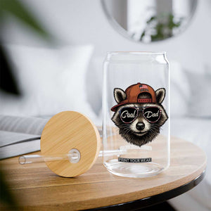 Cool Dad Glass Can Raccoon Daddy Father's Day Gift TS14 Print Your Wear