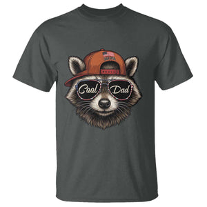 Cool Dad T Shirt Raccoon Daddy Father's Day Gift TS14 Dark Heather Print Your Wear