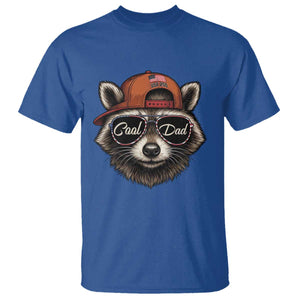 Cool Dad T Shirt Raccoon Daddy Father's Day Gift TS14 Royal Blue Print Your Wear