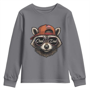Cool Dad Youth Sweatshirt Raccoon Daddy Father's Day Gift TS14 Charcoal Print Your Wear