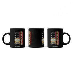 Patriotic School Bus Driver USA American Flag Coffee Mug TS14 Print Your Wear