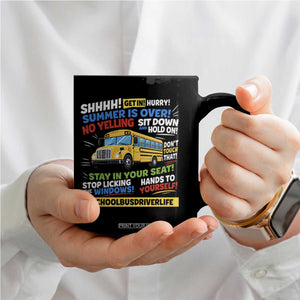Funny School Bus Driver Life Coffee Mug Back to School Teacher Kids TS14 Print Your Wear