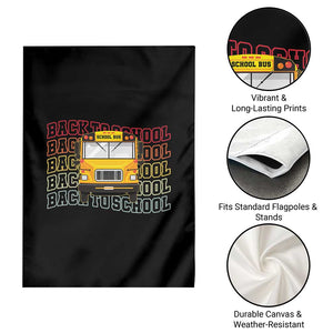 School Bus Driver Life Back to School Teacher Kids Garden Flag TS14 Print Your Wear