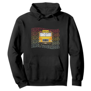 School Bus Driver Life Back to School Teacher Kids Hoodie TS14 Black Print Your Wear