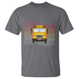 School Bus Driver Life Back to School Teacher Kids T Shirt TS14 Charcoal Print Your Wear