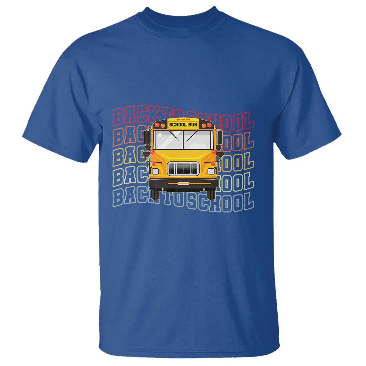 School Bus Driver Life Back to School Teacher Kids T Shirt TS14 Royal Blue Print Your Wear