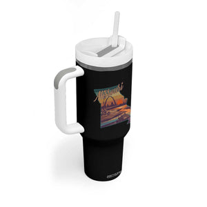 Retro Gateway Arch St Louis Missouri Map Outline Tumbler With Handle TS14 Print Your Wear
