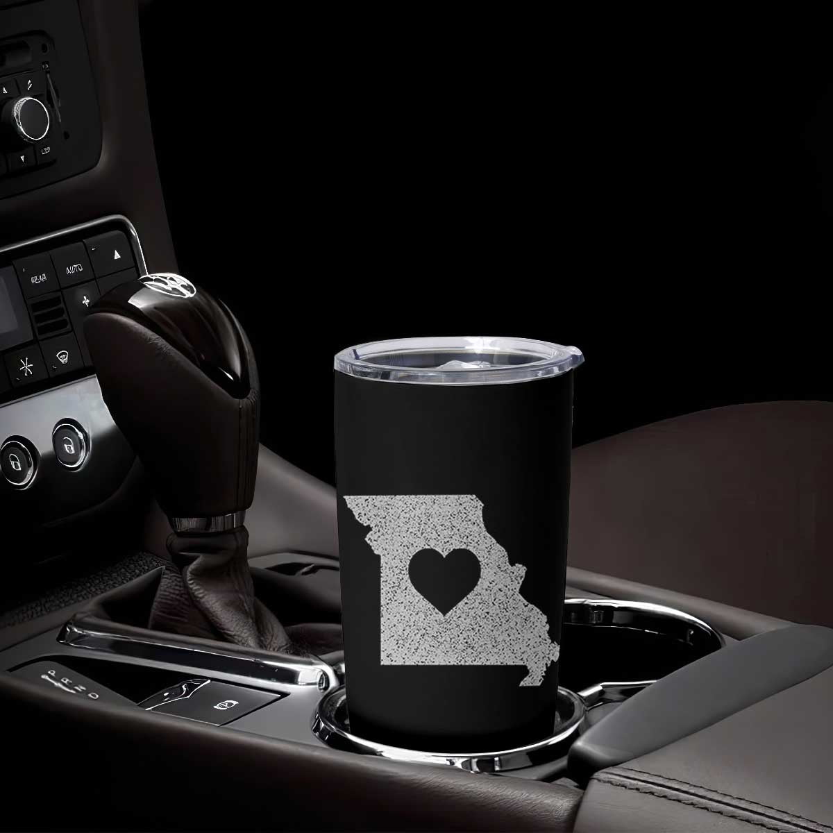 Missouri Home Distressed Missouri State Map with Heart Tumbler Cup TS14 Print Your Wear