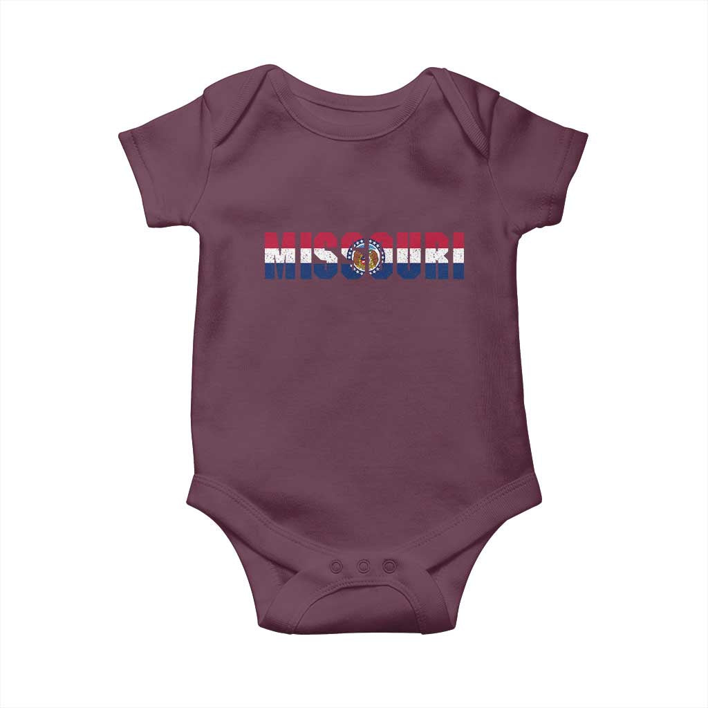 Missouri State Flag Missouri Pride Baby Onesie