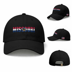Missouri State Flag Missouri Pride Baseball Cap