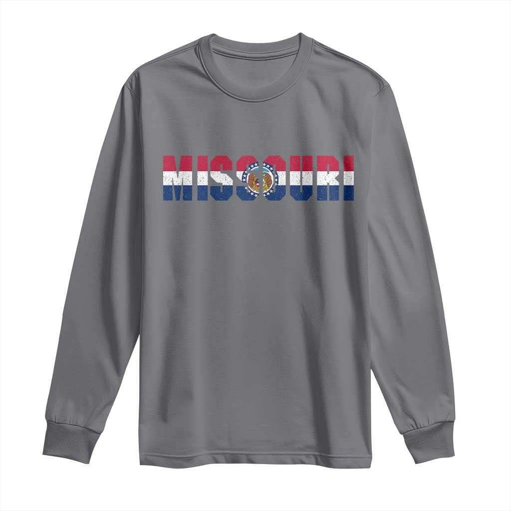 Missouri State Flag Missouri Pride Long Sleeve Shirt
