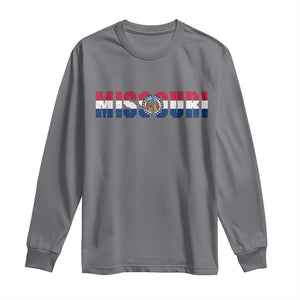 Missouri State Flag Missouri Pride Long Sleeve Shirt