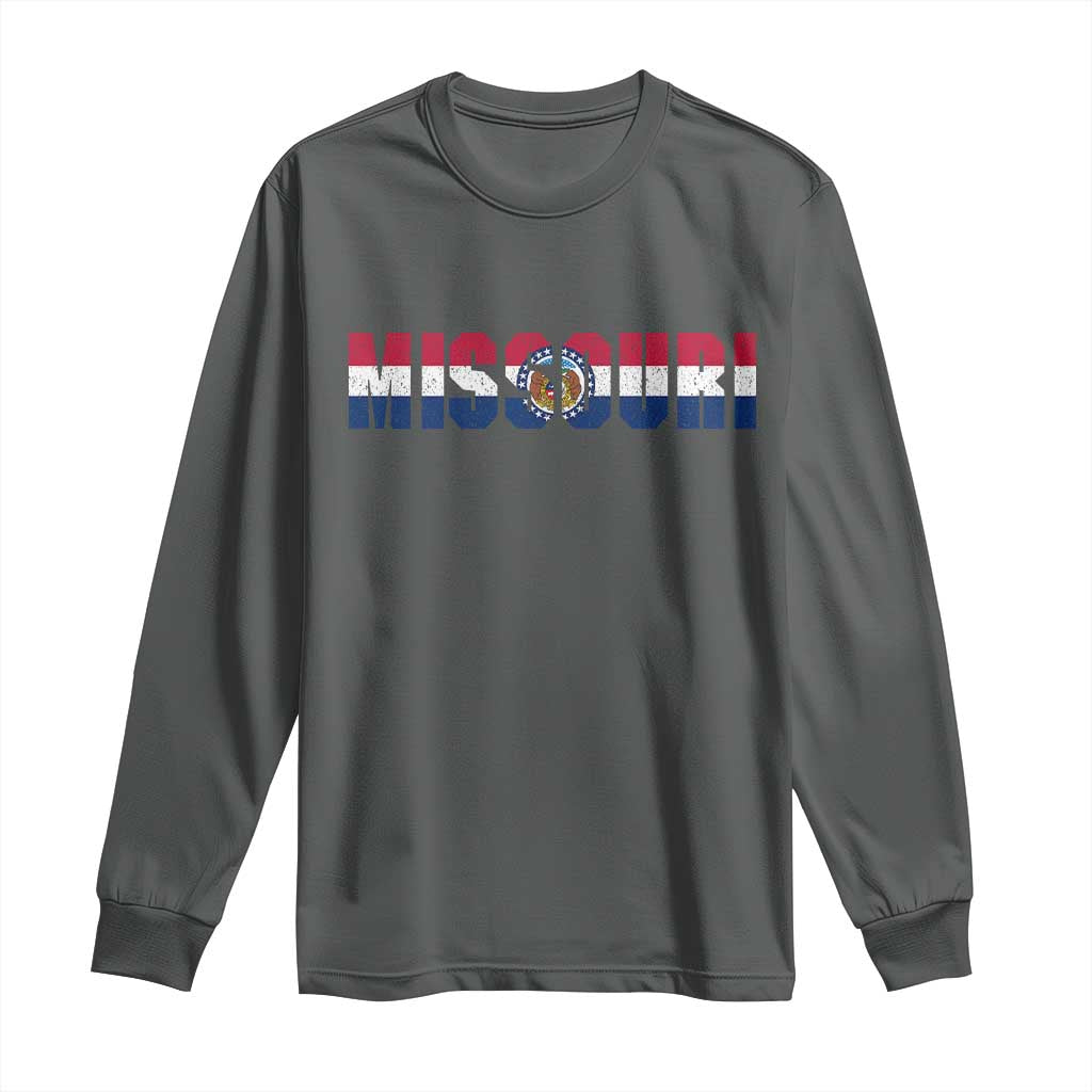 Missouri State Flag Missouri Pride Long Sleeve Shirt