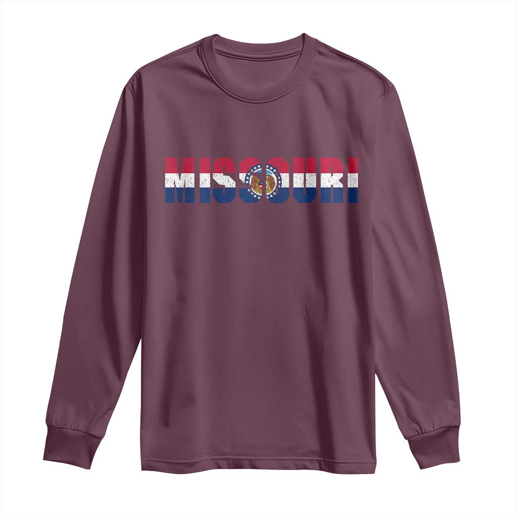 Missouri State Flag Missouri Pride Long Sleeve Shirt