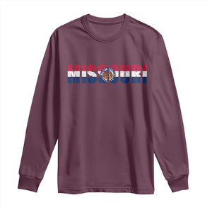 Missouri State Flag Missouri Pride Long Sleeve Shirt