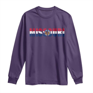 Missouri State Flag Missouri Pride Long Sleeve Shirt