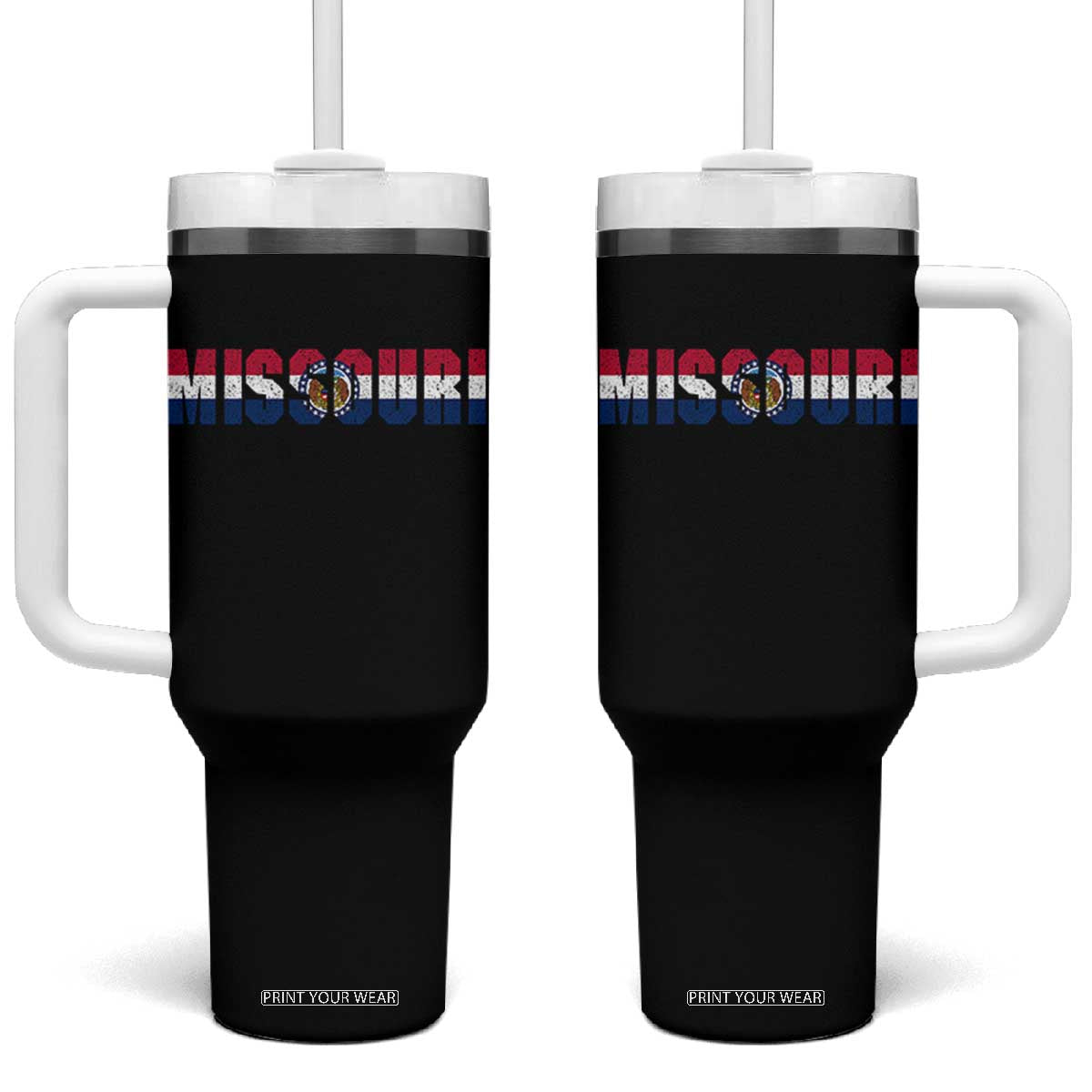 Missouri State Flag Missouri Pride Tumbler With Handle