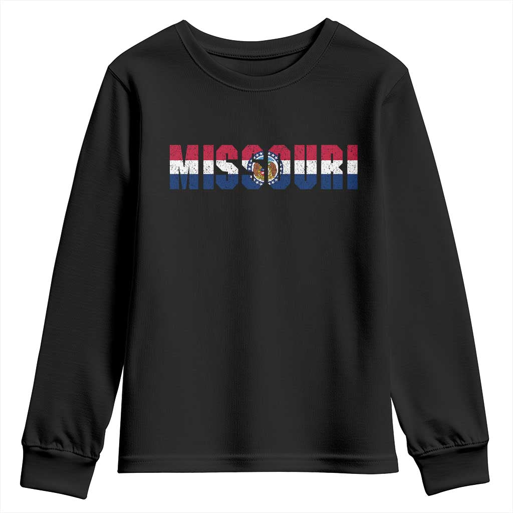 Missouri State Flag Missouri Pride Youth Sweatshirt