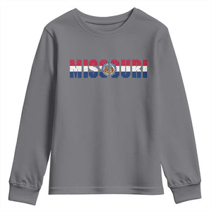 Missouri State Flag Missouri Pride Youth Sweatshirt