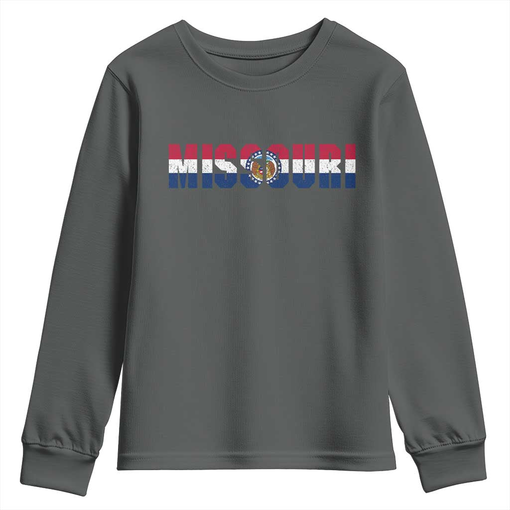Missouri State Flag Missouri Pride Youth Sweatshirt
