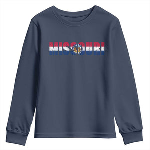 Missouri State Flag Missouri Pride Youth Sweatshirt