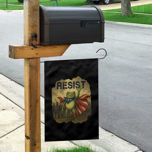 Resist Frog Christian Christmas Garden Flag Funny Polittical 2025 Meme TS14 Print Your Wear