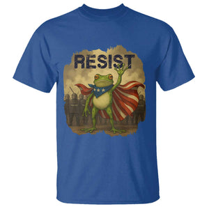 Resist Frog Christian Christmas T Shirt Funny Polittical 2025 Meme TS14 Royal Blue Print Your Wear