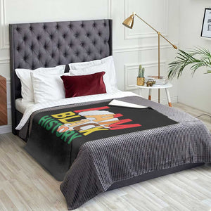 Black History Month African American Throw Blanket I Am Black History TS14 Print Your Wear