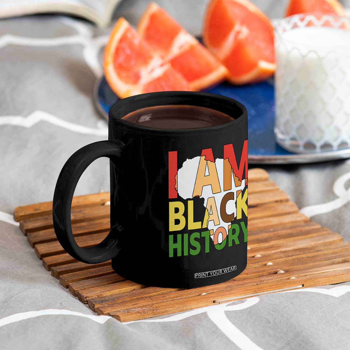Black History Month African American Coffee Mug I Am Black History TS14 Print Your Wear