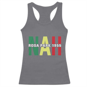 Nah Rosa Parks Quote Racerback Tank Top Black Movement Protest TS14 Charcoal Print Your Wear