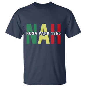 Nah Rosa Parks Quote T Shirt Black Movement Protest TS14 Navy Print Your Wear