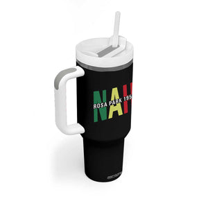 Nah Rosa Parks Quote Tumbler With Handle Black Movement Protest TS14 Print Your Wear