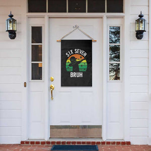 67 Bruh St Patricks Day Garden Flag Funny Six Seven Boys Kids Dabbing Meme TS14 Print Your Wear