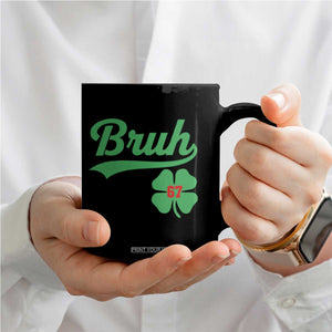 67 Bruh St Patricks Day Coffee Mug Funny Six Seven Shamrock Meme TS14 Print Your Wear
