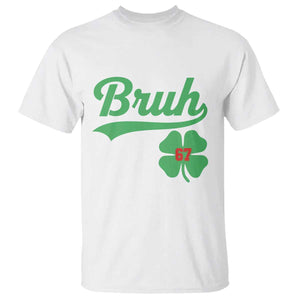 67 Bruh St Patricks Day T Shirt Funny Six Seven Shamrock Meme TS14 White Print Your Wear