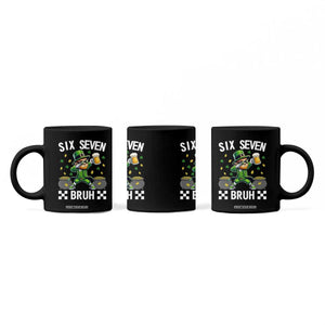 67 Bruh St Patricks Day Coffee Mug Funny Six Seven Leprechaun Bruh Meme TS14 Print Your Wear
