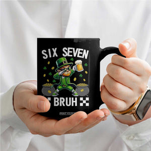 67 Bruh St Patricks Day Coffee Mug Funny Six Seven Leprechaun Bruh Meme TS14 Print Your Wear