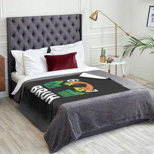 67 Bruh St Patricks Day Throw Blanket Funny Six Seven Boys Kids Meme TS14 Print Your Wear