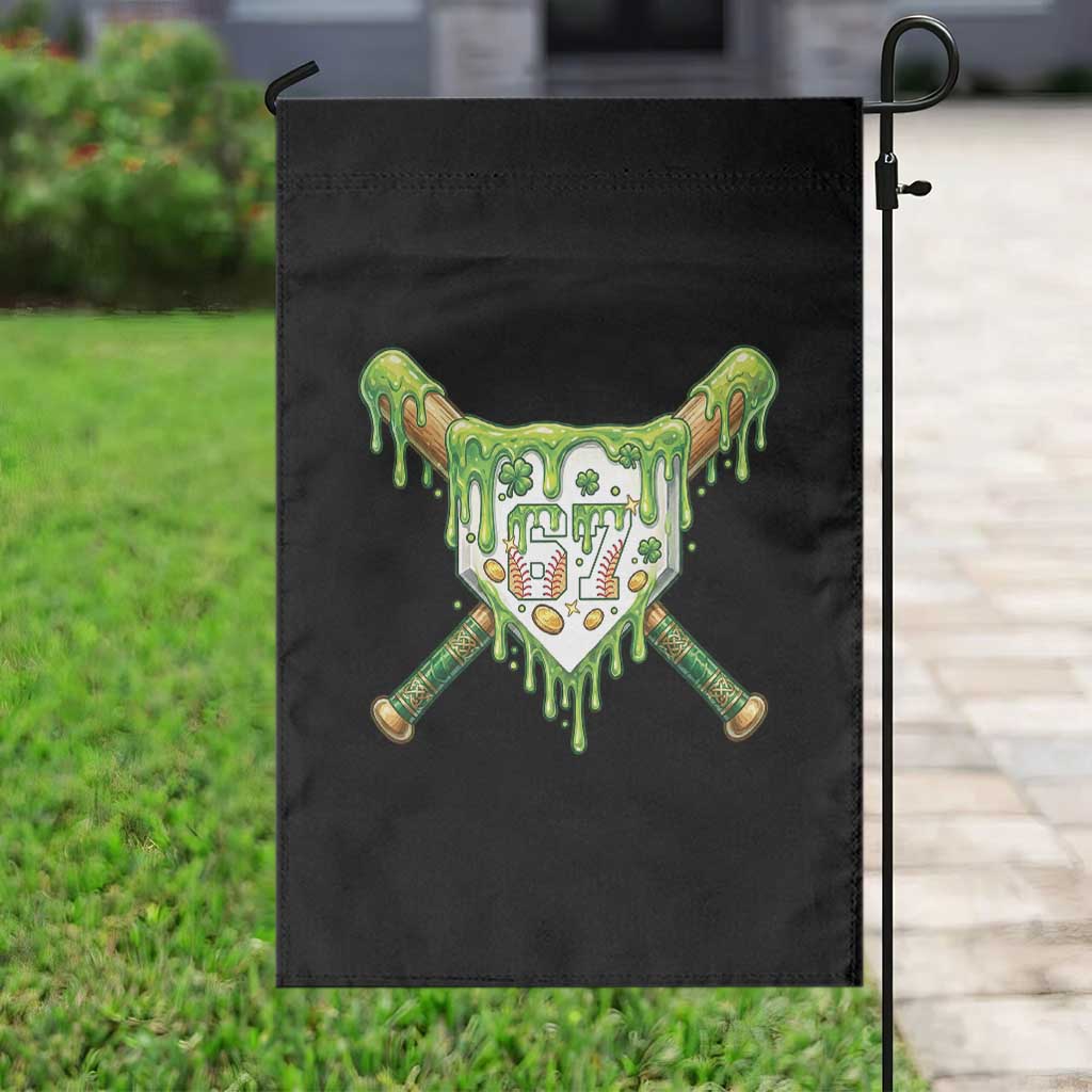 67 St Patricks Day Garden Flag Funny Six Seven Baseball Sport Party Meme TS14 Print Your Wear