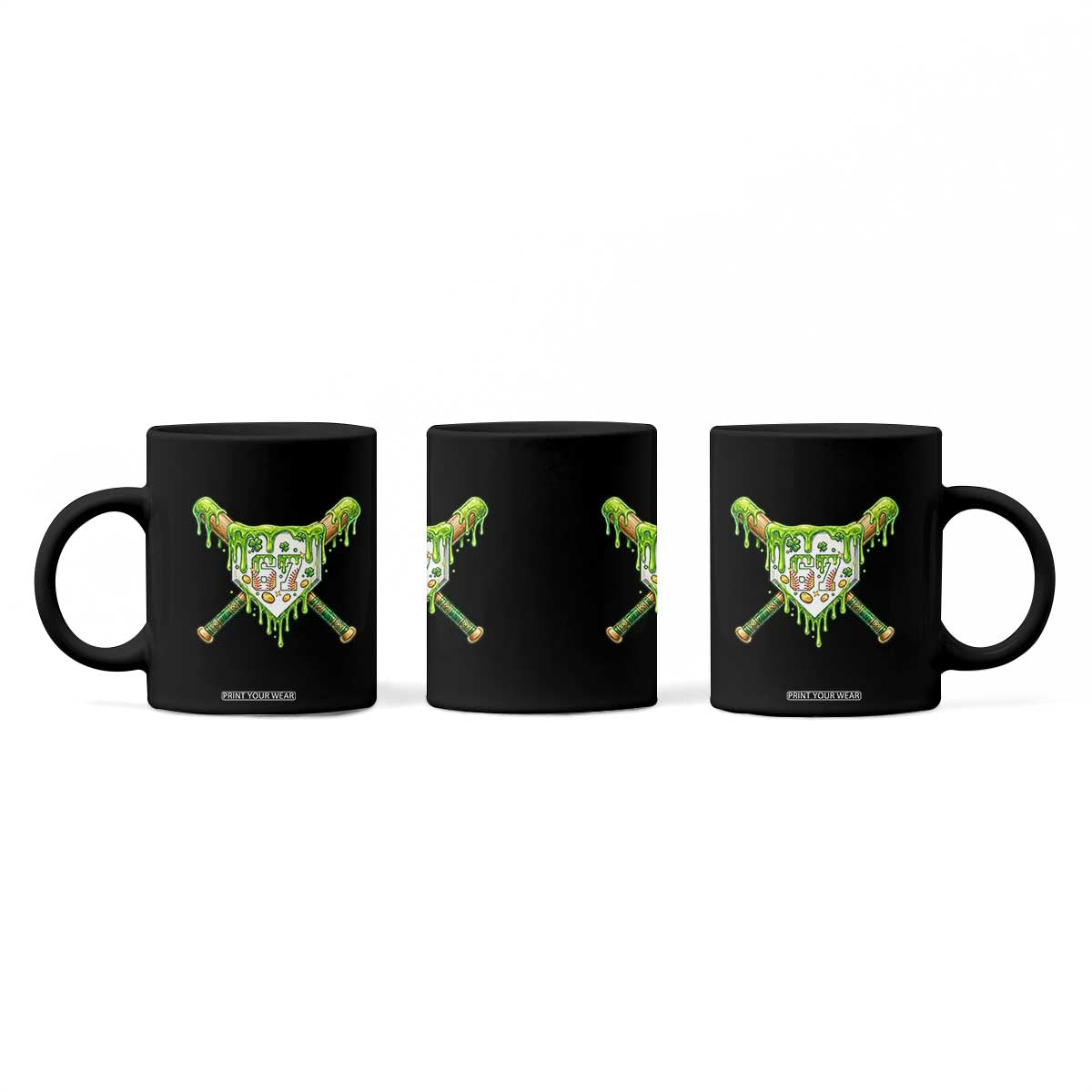 67 St Patricks Day Coffee Mug Funny Six Seven Baseball Sport Party Meme TS14 Print Your Wear