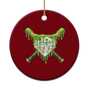 67 St Patricks Day Ceramic Ornament Funny Six Seven Baseball Sport Party Meme TS14 1pc Red Print Your Wear