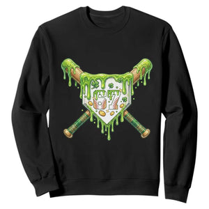67 St Patricks Day Sweatshirt Funny Six Seven Baseball Sport Party Meme TS14 Black Print Your Wear
