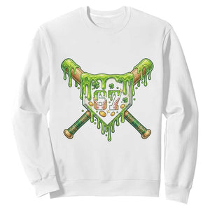 67 St Patricks Day Sweatshirt Funny Six Seven Baseball Sport Party Meme TS14 White Print Your Wear