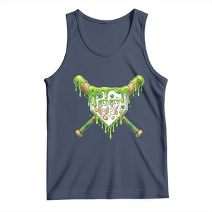 67 St Patricks Day Tank Top Funny Six Seven Baseball Sport Party Meme TS14 Navy Print Your Wear
