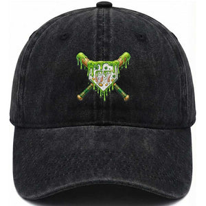 67 St Patricks Day Washed Cotton Baseball Cap Funny Six Seven Baseball Sport Party Meme TS14 Washed Cap Universal Fit Black Print Your Wear