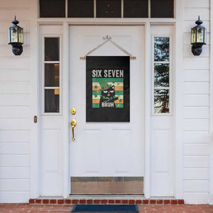 67 Bruh St Patricks Day Garden Flag Funny Cat Bruh Six Seven Meme TS14 Print Your Wear
