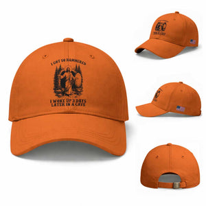 Christian Easter Jesus Baseball Cap I Got So Hammered Woke Up 3 Days TS14 Baseball Cap Universal Fit Orange Print Your Wear