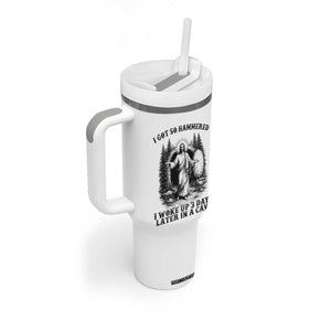 Christian Easter Jesus Tumbler With Handle I Got So Hammered Woke Up 3 Days TS14 Print Your Wear